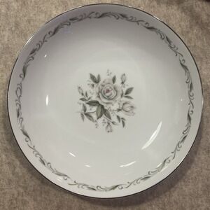 Romance Diamond China 9 1/4" Bowl Vintage 1960's Japan EUC